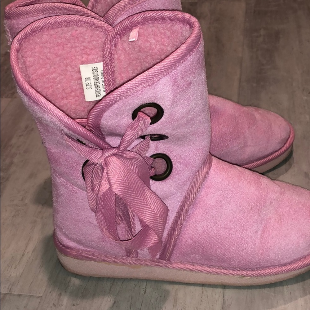 Pink Boots. Gently Worn